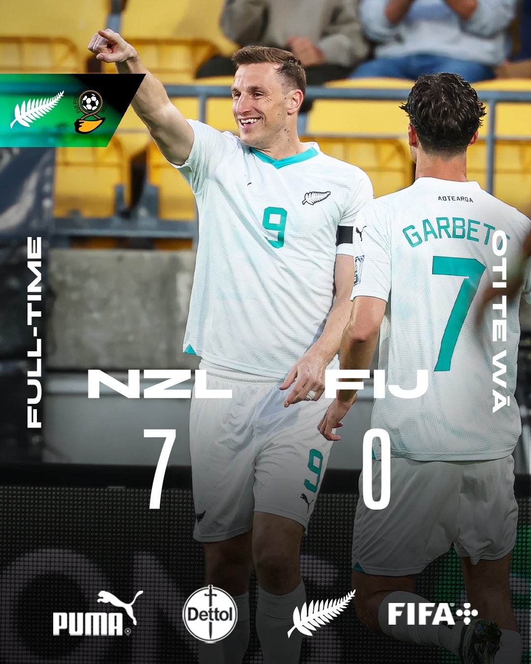  距世界杯一步之遙！新西蘭7-0進(jìn)大洋洲決賽，其FIFA排名高國足1位