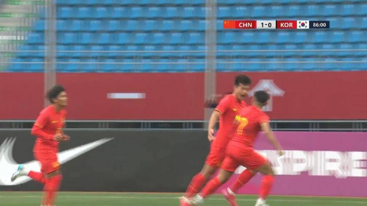  U22國(guó)足1-0韓國(guó)全場(chǎng)數(shù)據(jù)：控球率49%落后韓國(guó)，10射7正領(lǐng)先對(duì)手