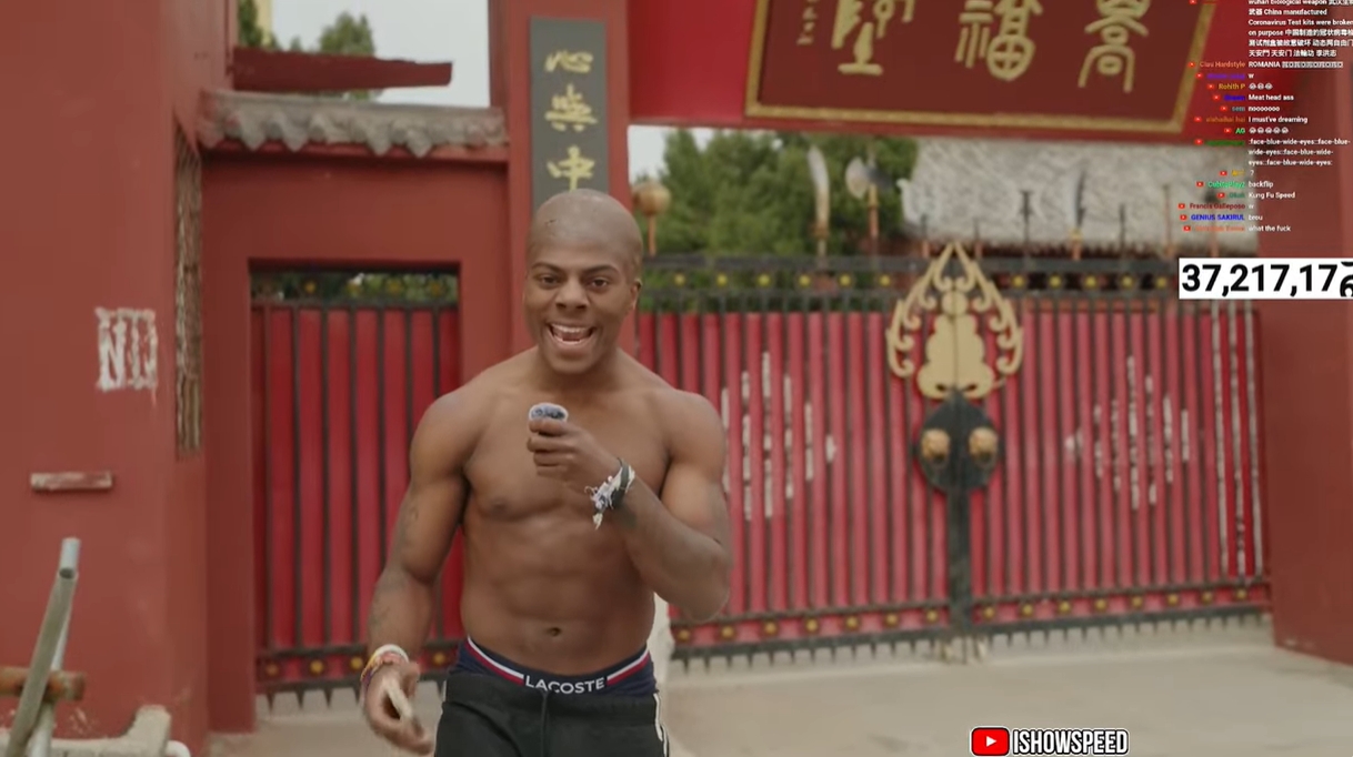  光頭造型！Speed中國行來到鄭州少林寺，上香拜佛學(xué)功夫
