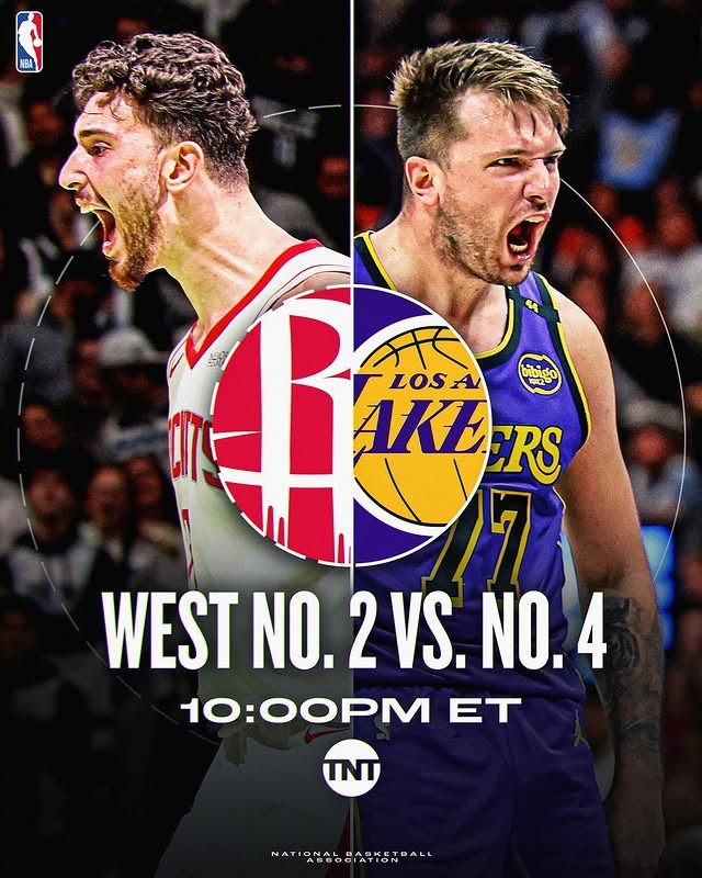  狂野西部焦點大戰(zhàn)！NBA官方發(fā)布火湖大戰(zhàn)海報：申京VS東契奇