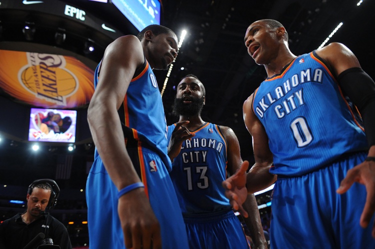  雷霆三少得分全部進(jìn)入歷史前20！他們是NBA歷史最大的如果嗎？